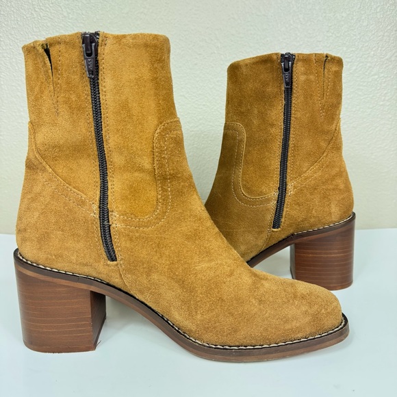 PORTLAND LEATHER Patina Oslito Suede Boots in Sand Orig $265 - Picture 9 of 12